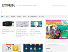 Tablet Screenshot of ios9guide.com